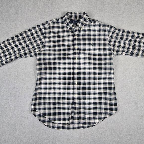 Ralph Lauren Shirt Mens Size Large Classic Fit Plaid Long Sleeve Button Down - Picture 2 of 16